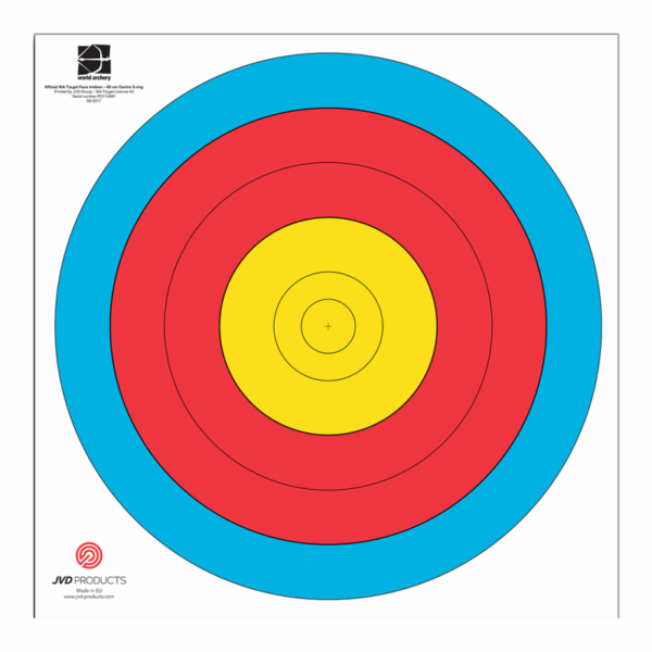 JVD Products Target Face Fita 80 cm centre 5-ring