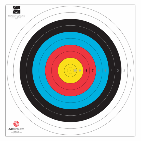 Jvd Products Target Face 122 cm