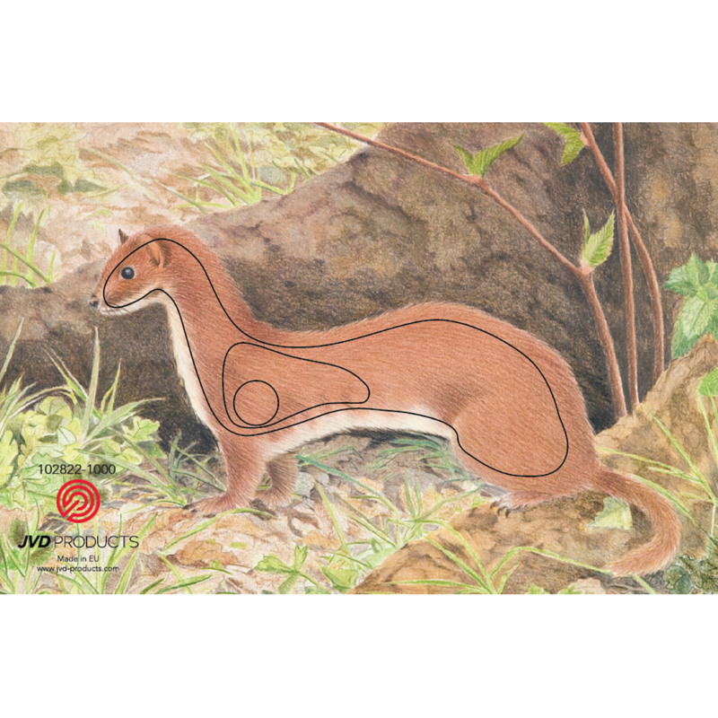 Target Face Animal Ermine