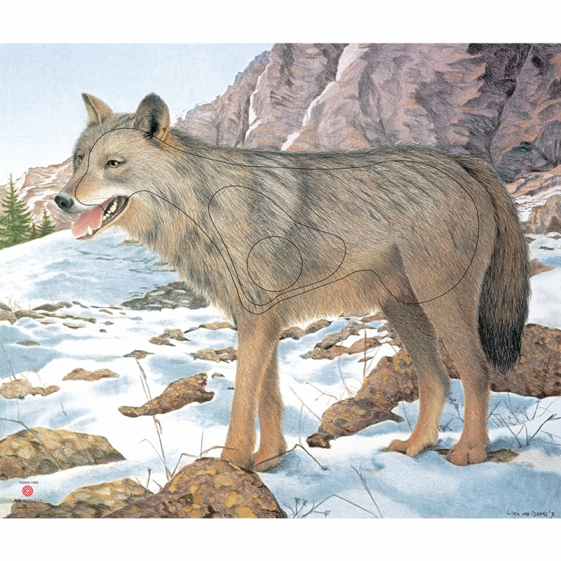 Target Face Animal Wolf