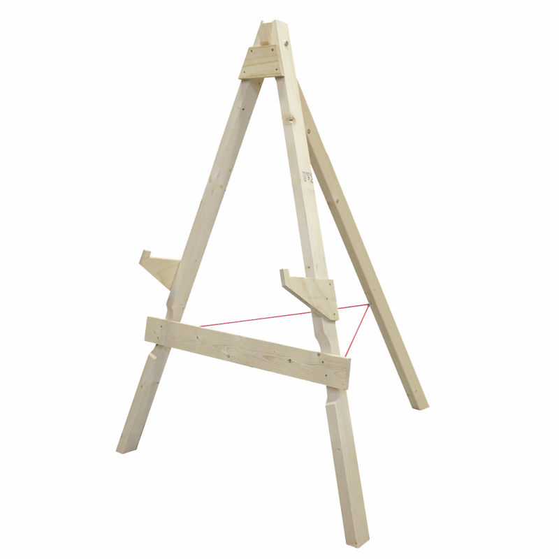 Target Stand Wood 3-Leg Large