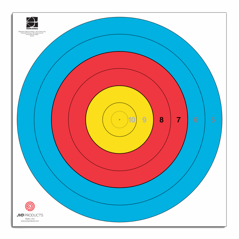 Target Face Fita 80 cm Centre 6-Ring