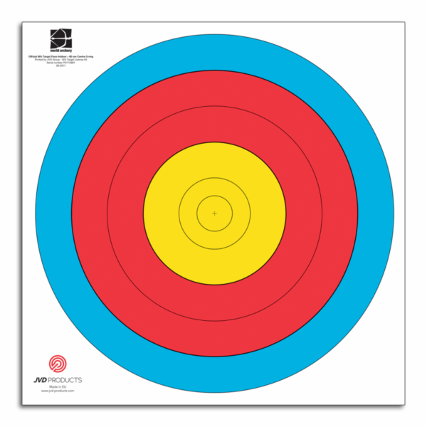JVD Products Target Face Fita centre 5-ring 60 cm