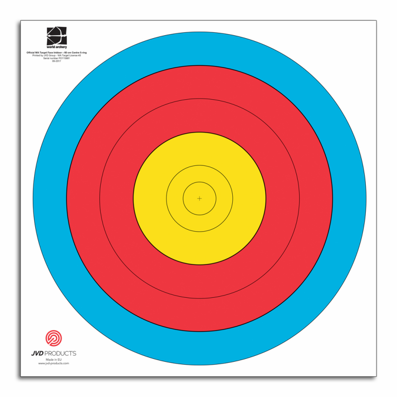 Target Face Fita Centre 5-Ring