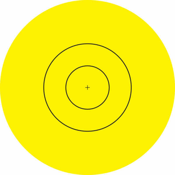 JVD Products target Face replacement sticker 80 mm