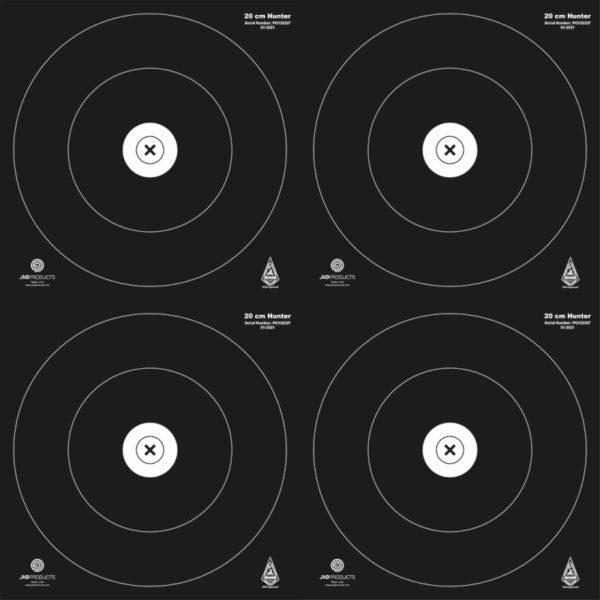 JVD Products Target Face IFAA Hunter 4 x 20 cm