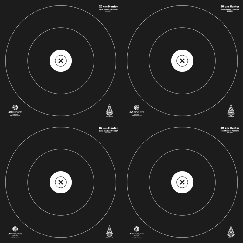 Target Face IFAA Hunter 4 x 20 cm